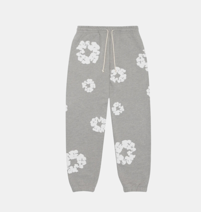 Denim Tears The Cotton Wreath Grey Sweatpants