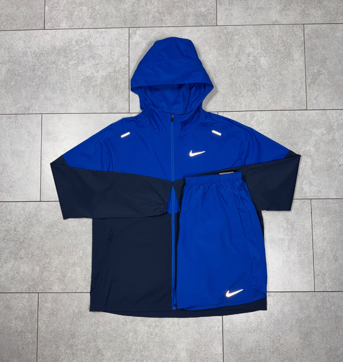Nike Royal Blue Windrunner Jacket & Royal Blue Short Set