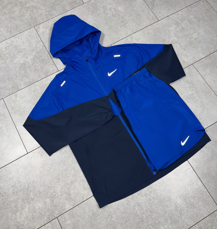 Nike Royal Blue Windrunner Jacket & Royal Blue Short Set