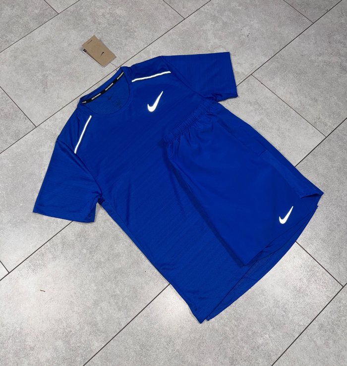 Nike Miler Royal Blue Short Set