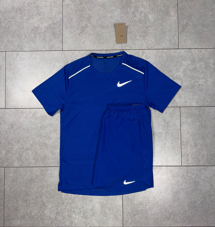 Nike Miler Royal Blue Short Set