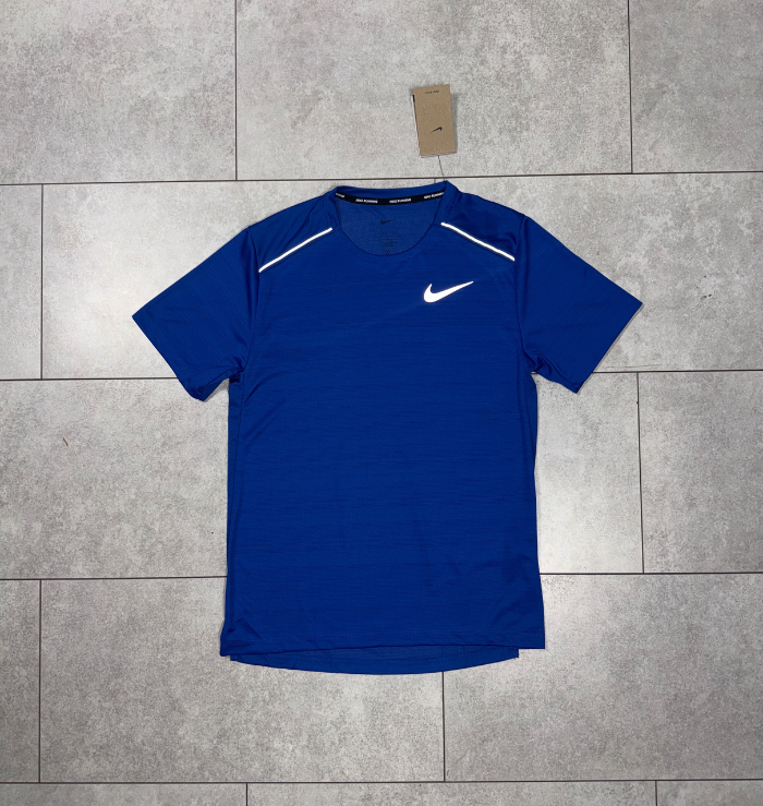 Nike Miler Royal Blue & Grey Short Set