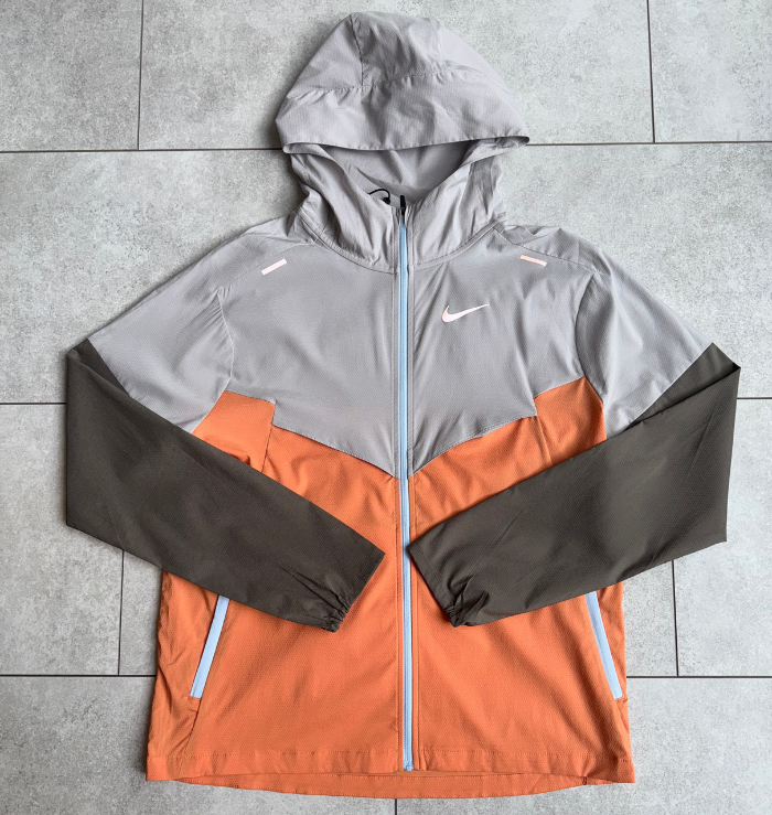 Nike Orange Trance Windrunner Jacket Black Flex Stride Short Set