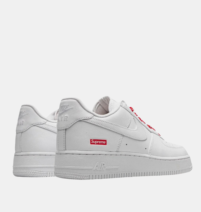 Nike x Supreme Air Force 1 Low White Box Logo