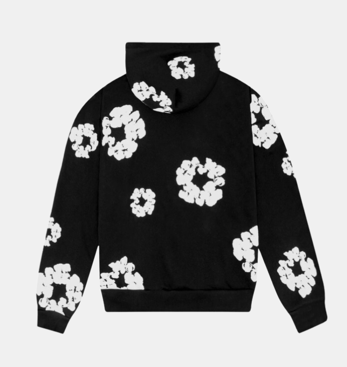 Denim Tears The Cotton Wreath Black Hoodie