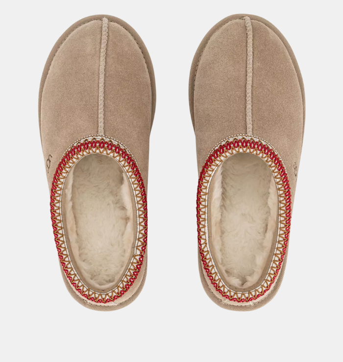 UGG Tasman Slipper Sand/Dark Cherry