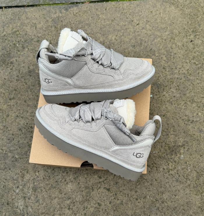 UGG Lowmel Lace Up Trainer Pumice