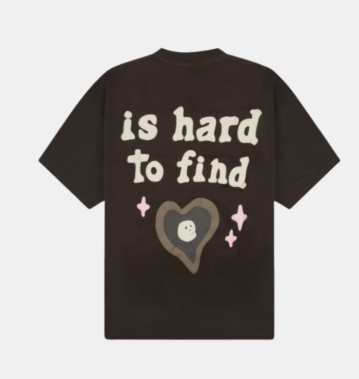 Broken Planet Market 'True Love' Dark Brown T-shirt