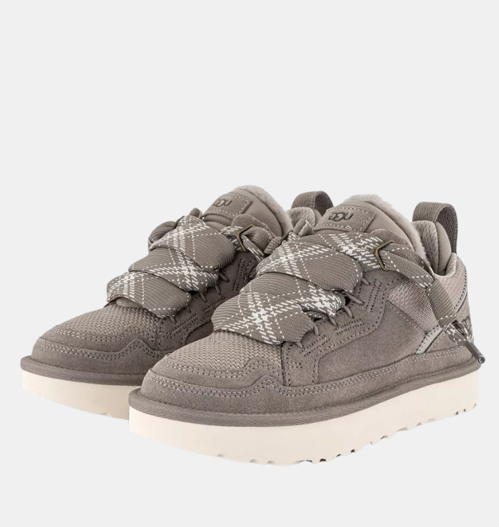 UGG Lowmel Lace Up Trainer Smoke Plume