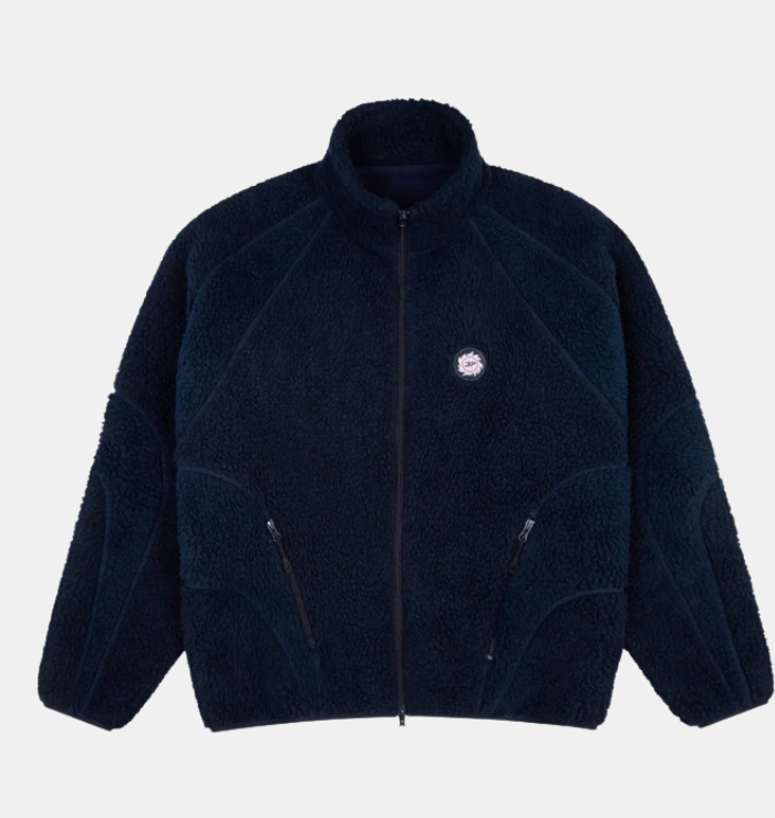 Broken Planet Market Dark Blue Polar Fleece