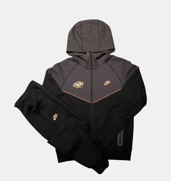 Syna World X Nike Tech Fleece Black Tracksuit