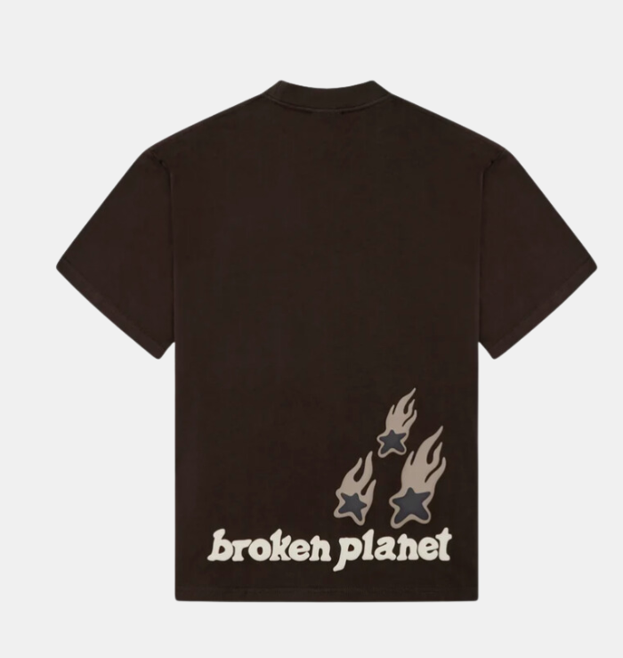 Broken Planet Market 'Heartless Love' Mocha Brown T-Shirt