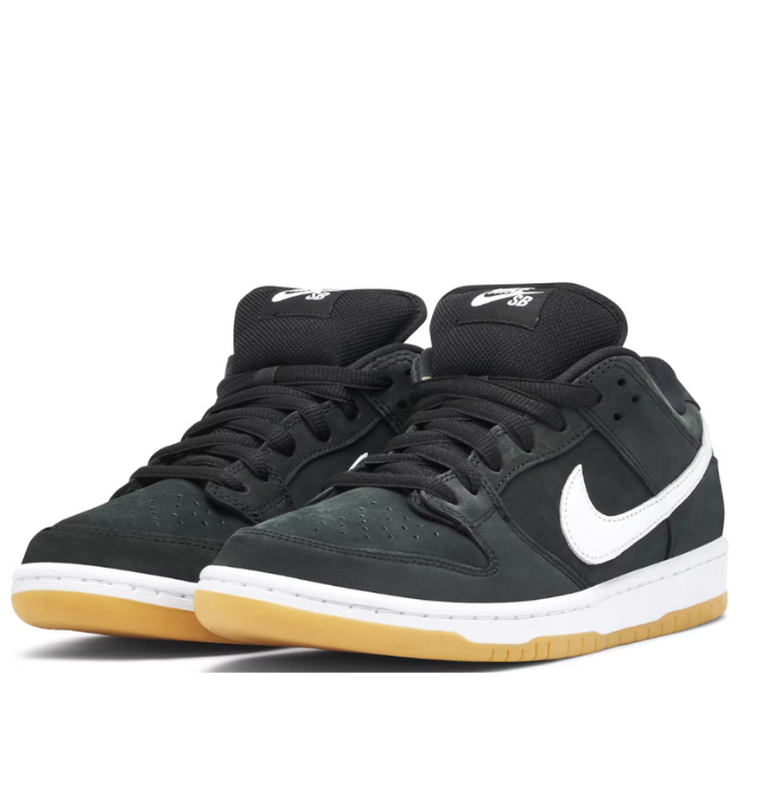 Nike Dunk Low SB Black Gum front side view