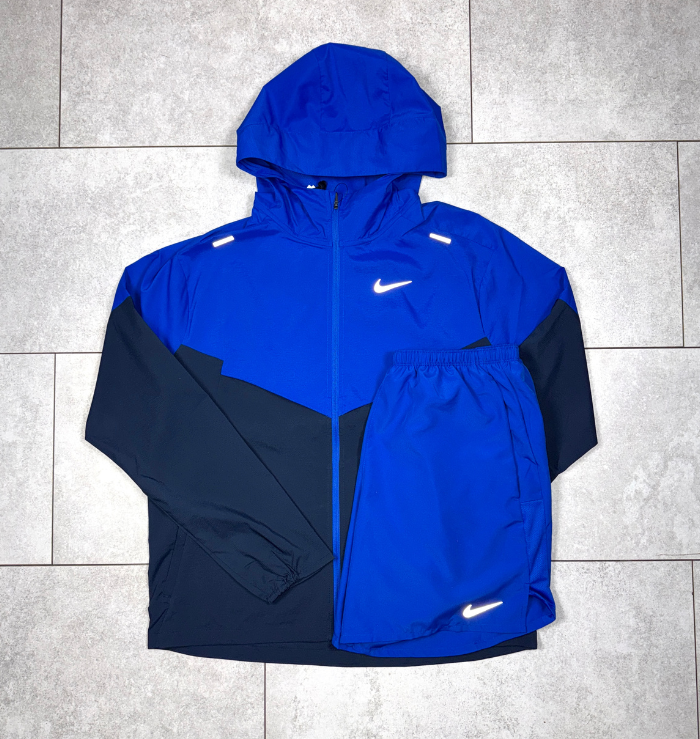 Nike Royal Blue Windrunner Jacket & Short Set