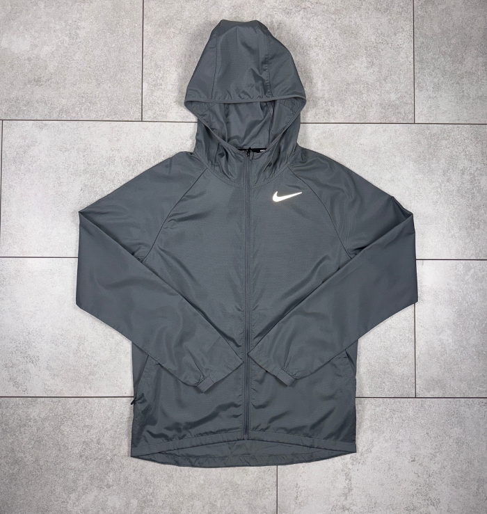 Nike Grey Windrunner Jacket Grey Short Set