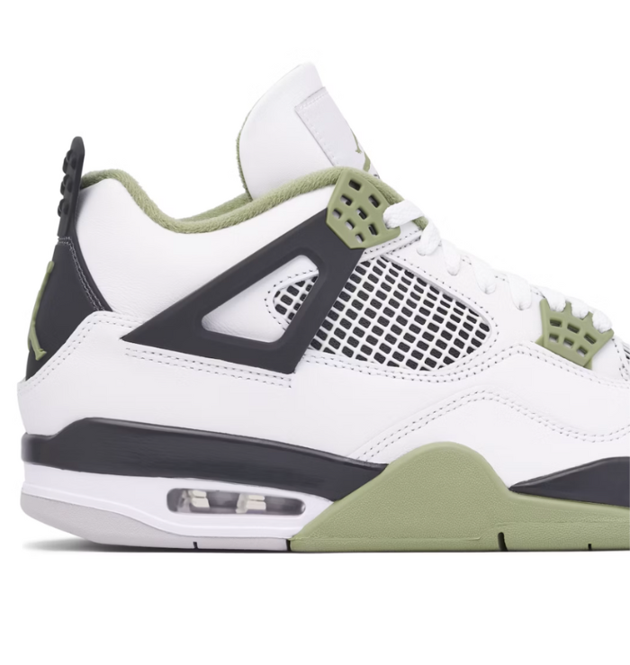 Nike Air Jordan 4 Retro 'Seafoam' (W) close up side view