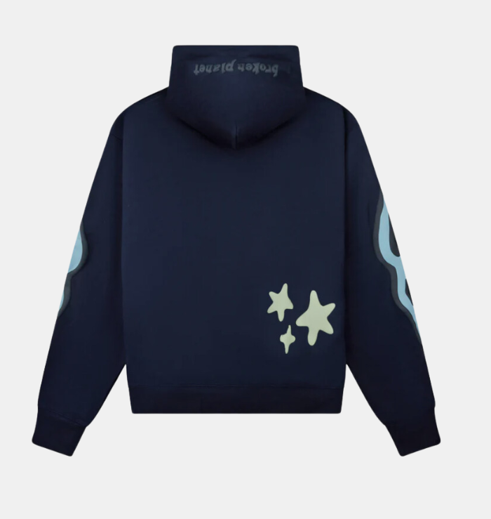 Broken Planet Market 'Astral Energy' Outer Space Blue Hoodie