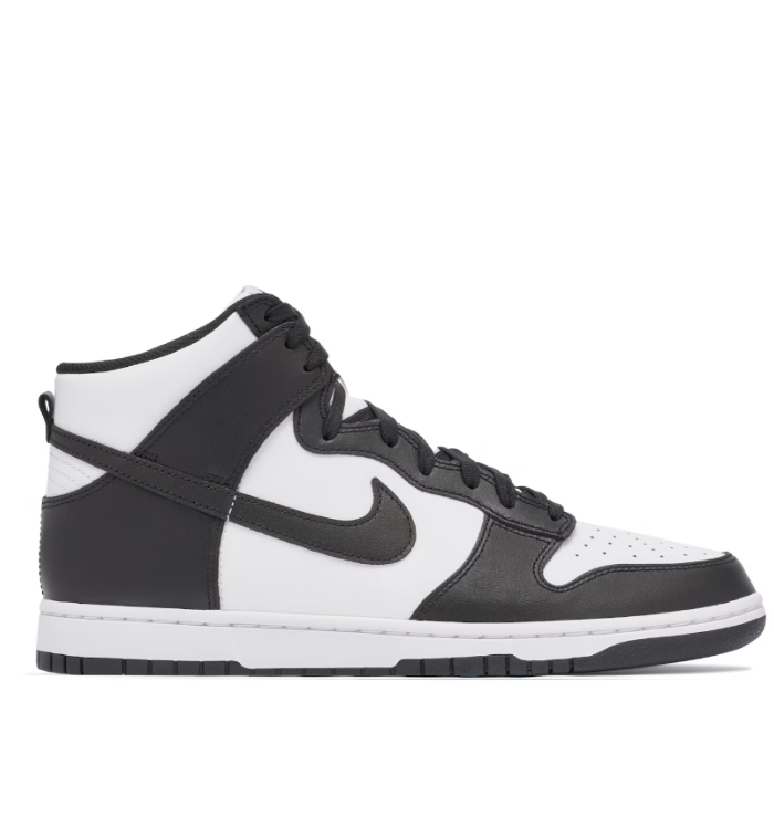 Nike Dunk High 'Black White' side view