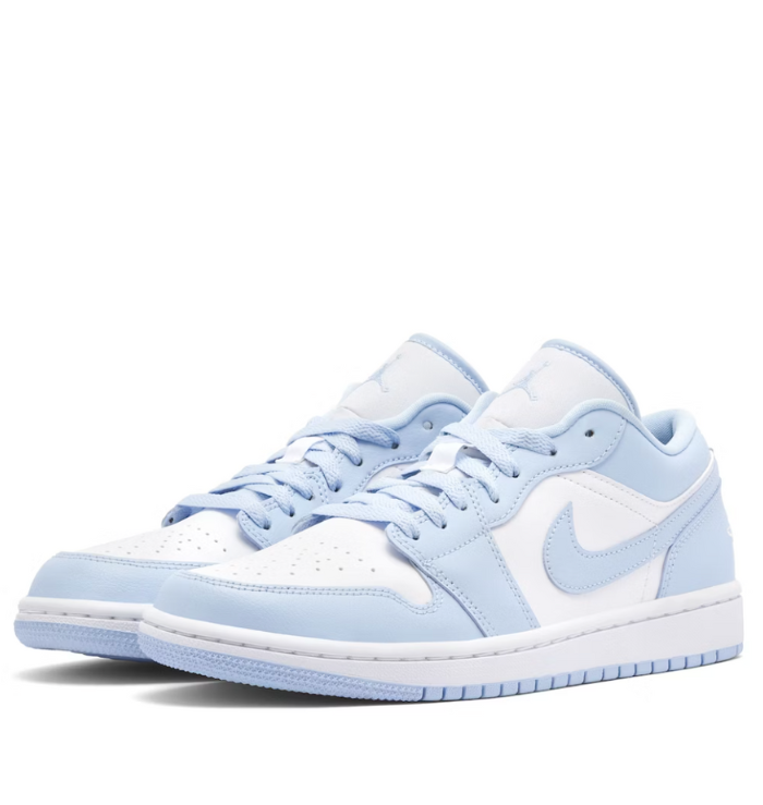 Nike Air Jordan 1 Low 'Aluminum' (W) front side view