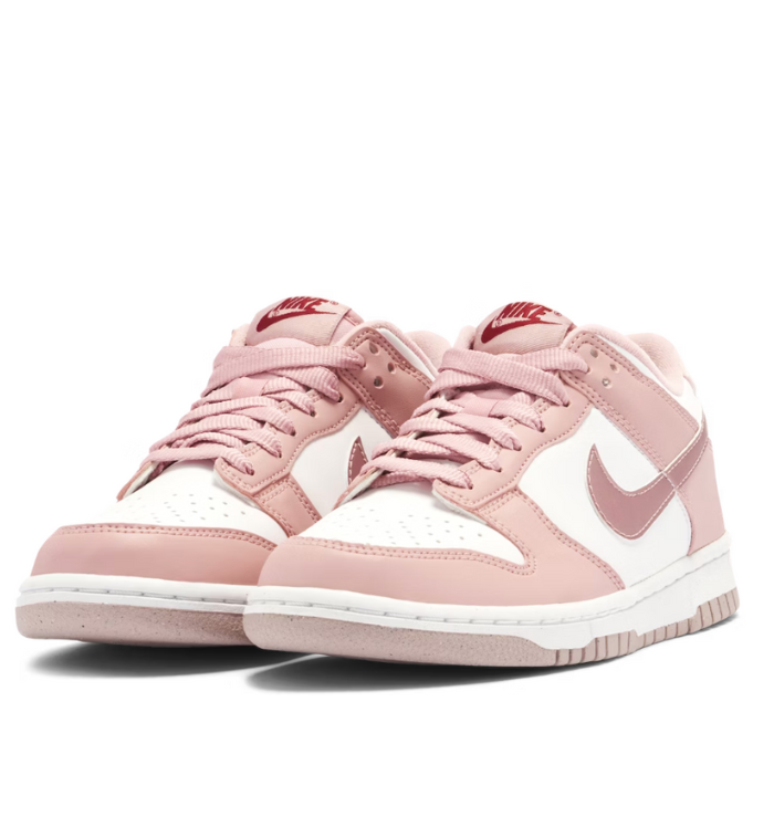Nike Dunk Low 'Pink Velvet' (GS) front side view
