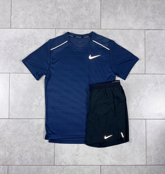 Nike Miler 1.0 Midnight Navy T-Shirt