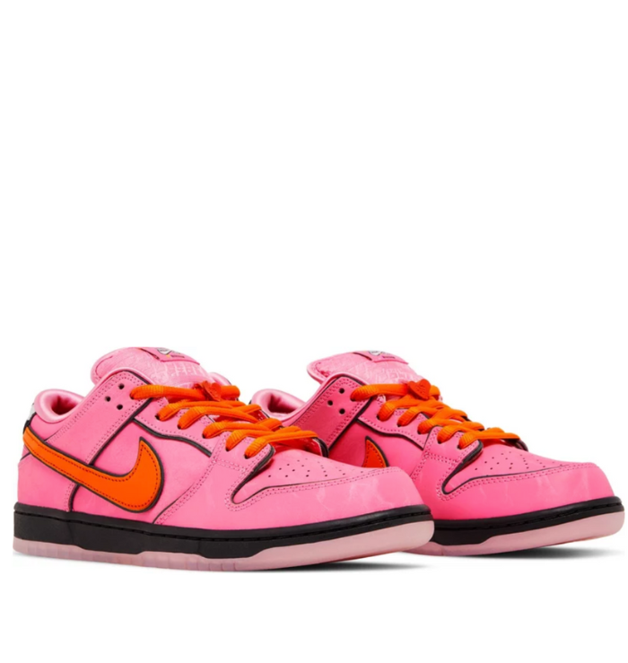 Nike Dunk Low SB X The Powerpuff Girls QS Blossom front side view