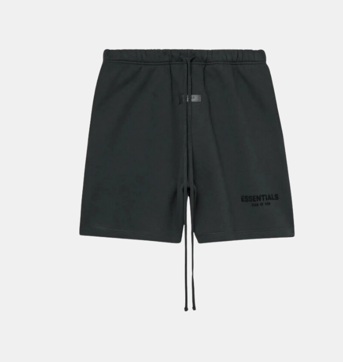 Fear of God Essentials Black Shorts (SS22)