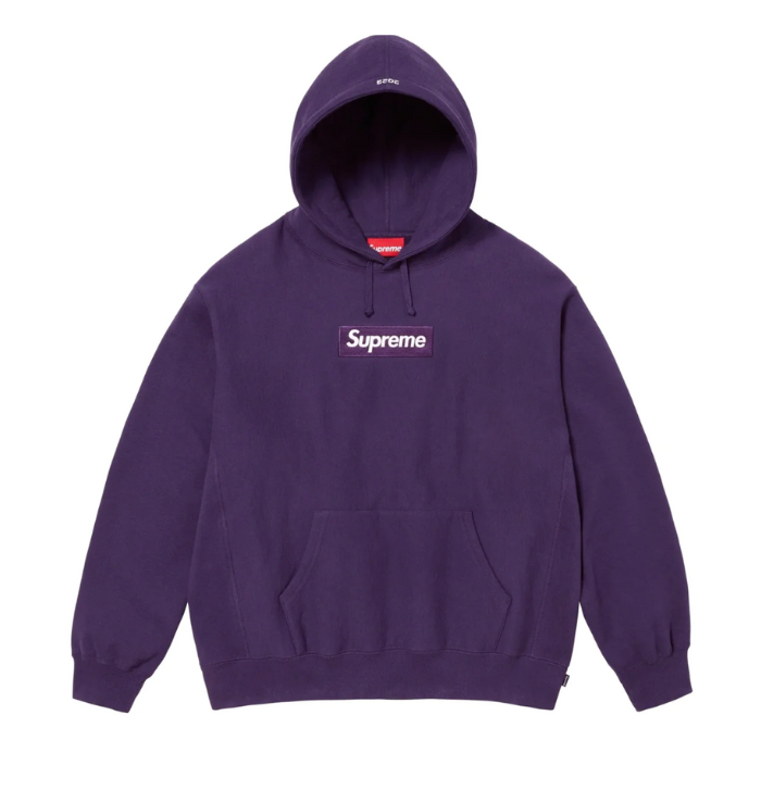 Supreme Box Logo Hoodie 'Dark Purple'