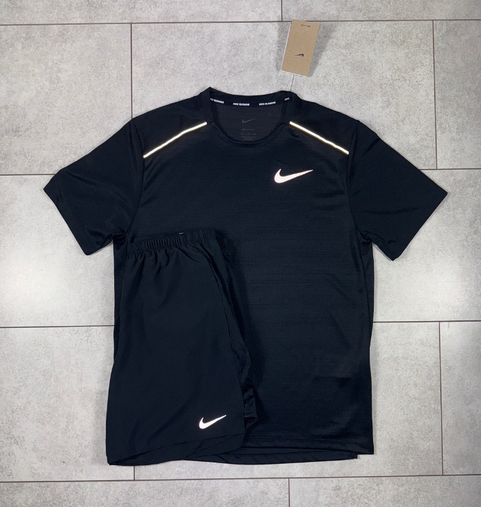 Nike Miler Black Short Set