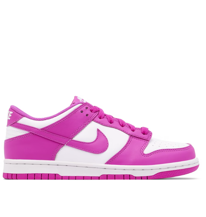 Nike Dunk Low 'Active Fuchsia' (GS) (side view)