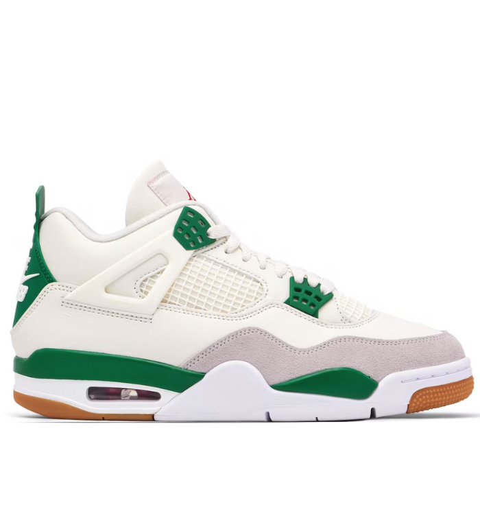 Nike Air Jordan 4 Retro x SB 'Pine Green' side view