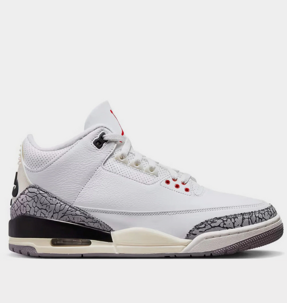 Nike zoom vapor aj3 white cement best sale