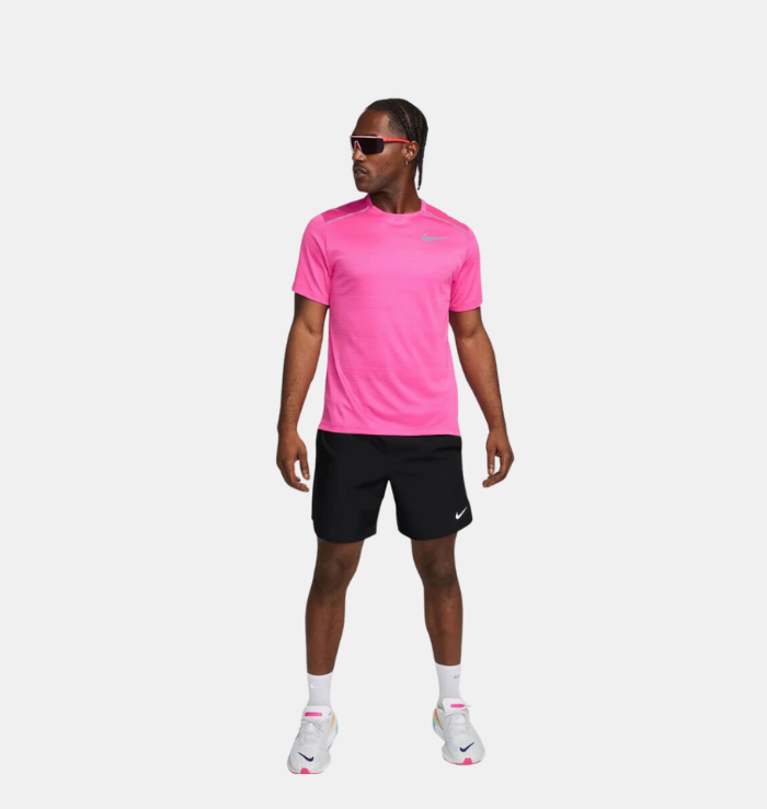 Nike Miler 1.0 Laser Fuchsia T Shirt