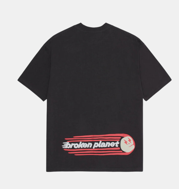 Broken Planet Market 'The Future Is Here' Midnight Black T-Shirt