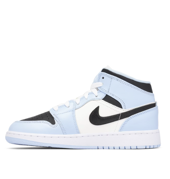 Nike Air Jordan 1 Mid 'Ice Blue' (GS) other side view