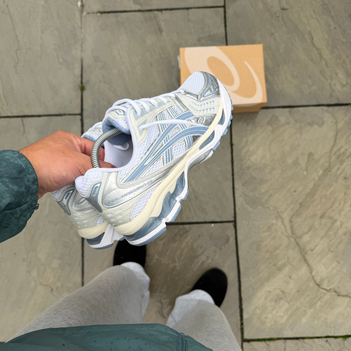 asics-gel-kayano-14-white-light-navy-on-foot