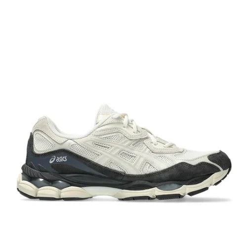 ASICS Gel-NYC White Smoke Grey trainers side profile