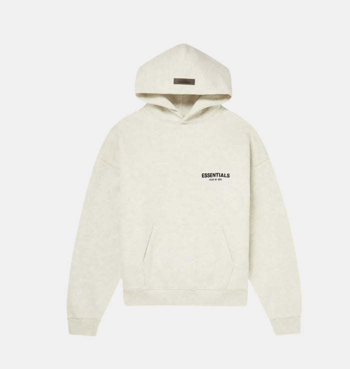 Fear of God Essentials Hoodie Light Heather Oatmeal SS22 product image
