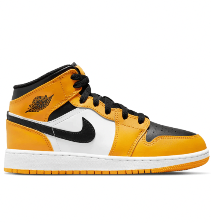 Nike Air Jordan 1 Mid 'Taxi' (GS) - OUTLET