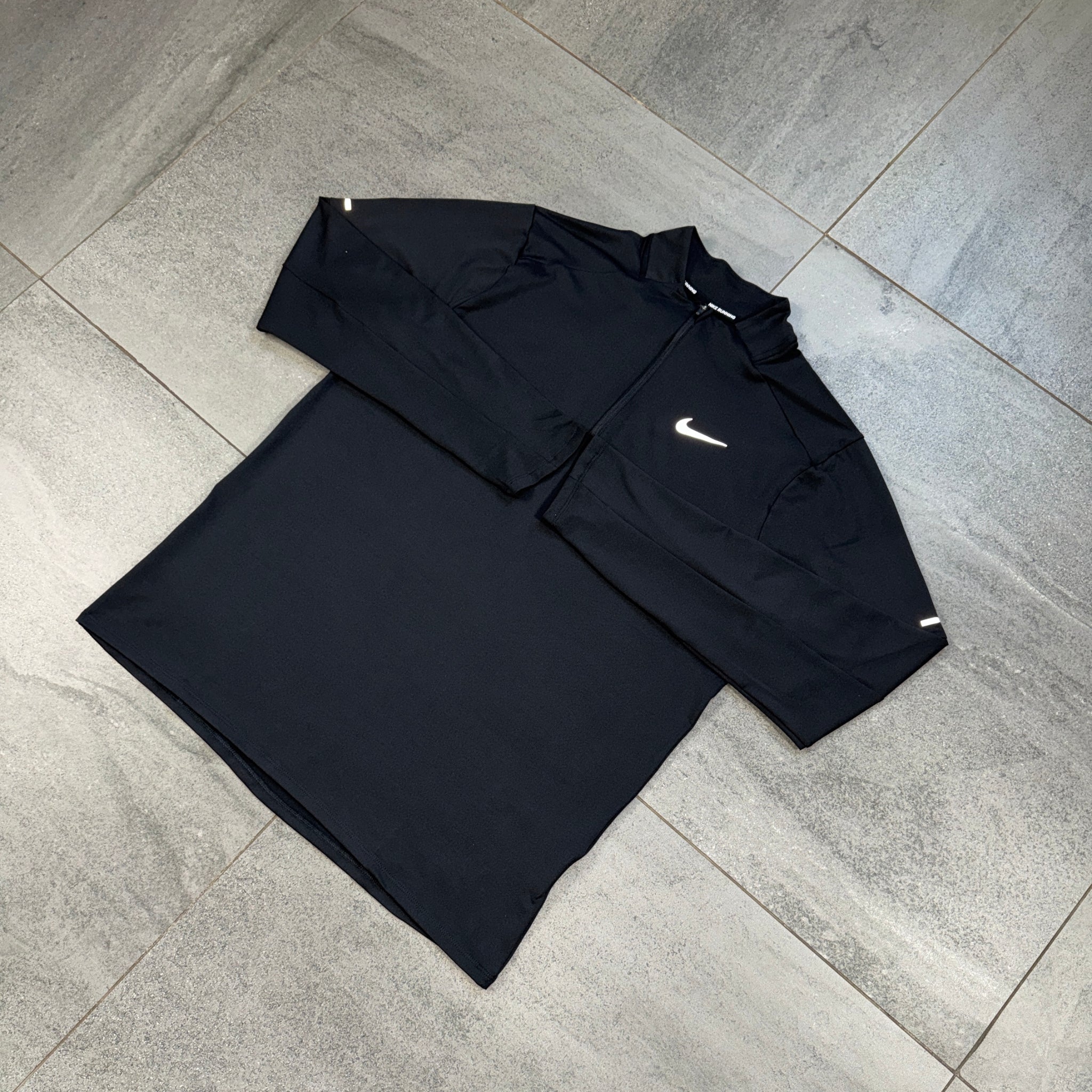 Nike black long sleeve running top