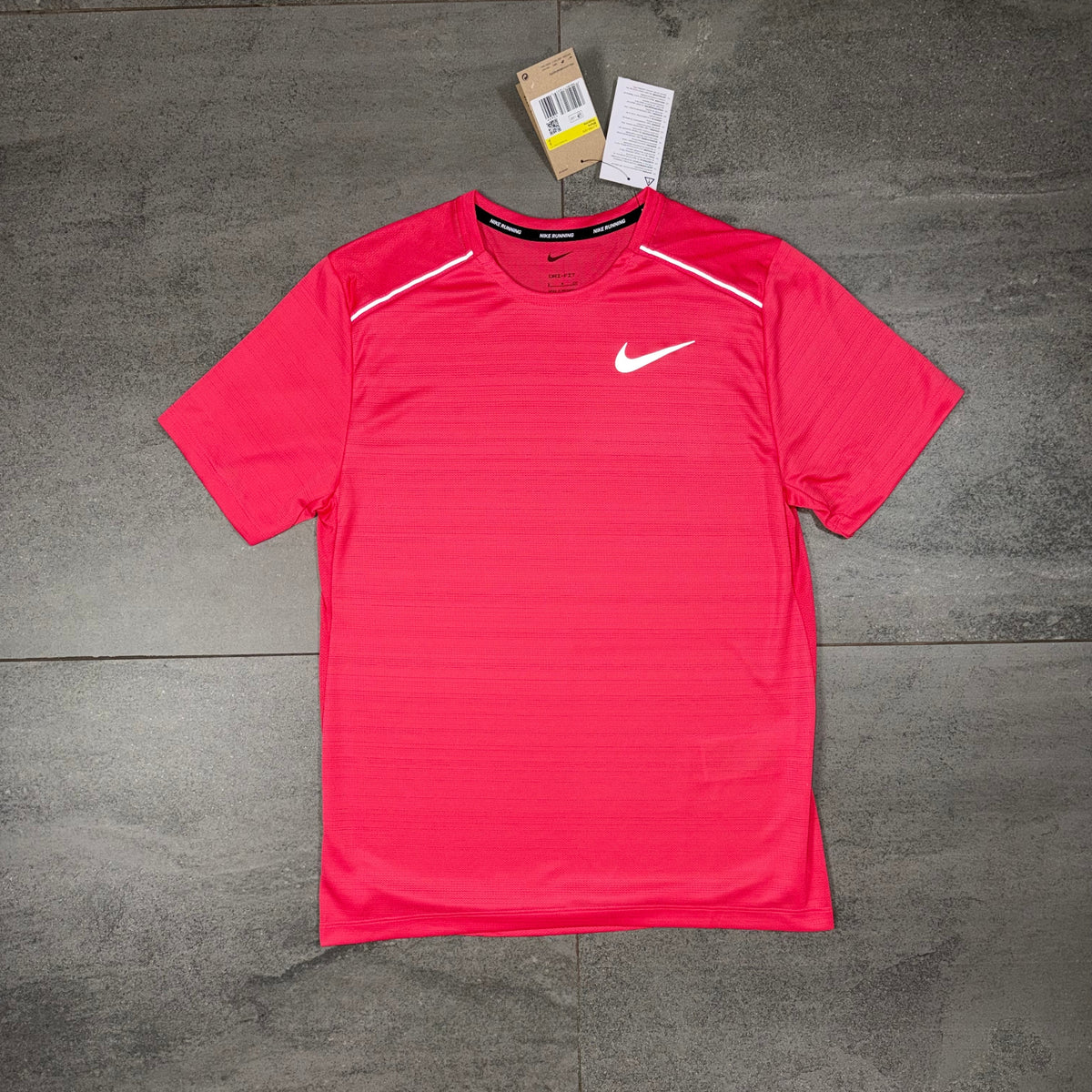 Nike Miler 1.0 T-Shirt Aster Pink front view