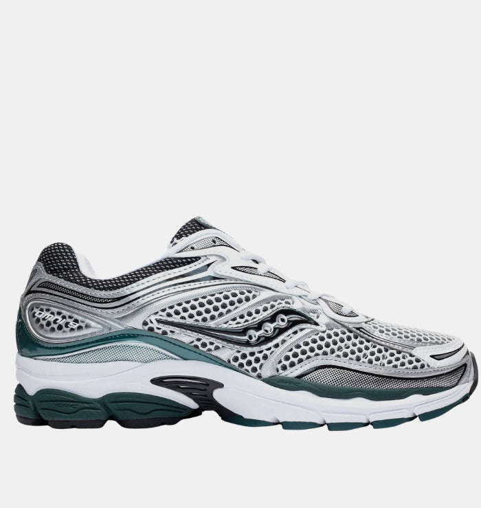 Saucony ProGrid Omni 9 White Pine Green side profile
