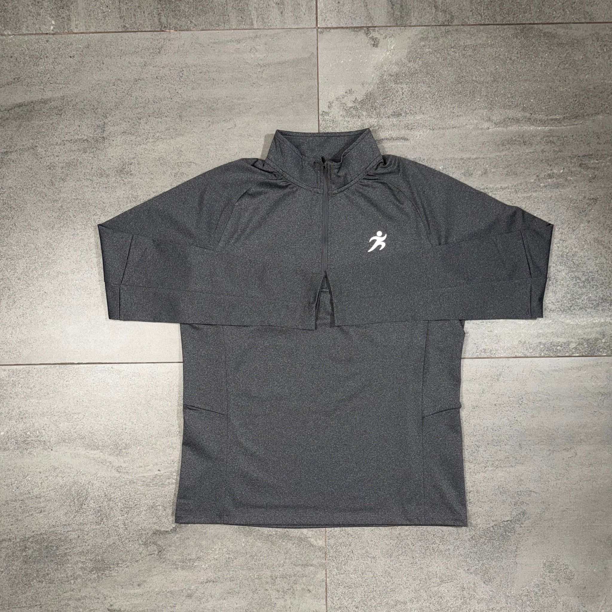 TRIVO Element 1/4 Zip Graphite Grey flat lay